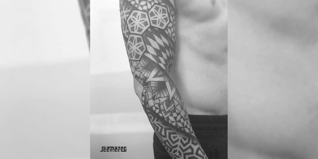 Exploring the Fascinating Geometric Tattoos by Jeanmarco Cicolini