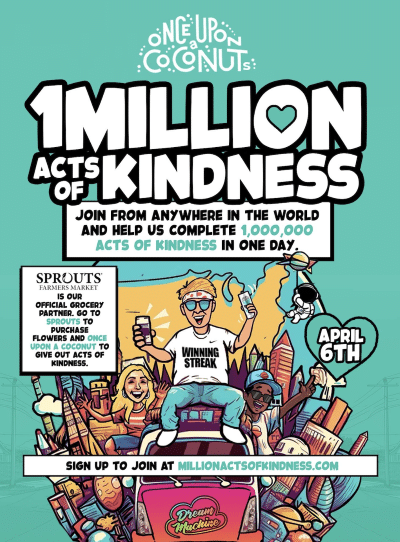 Sparking a Global Wave of Compassion With 1 Million Acts of Kindness on April 6th