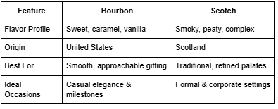 Luxury Bourbon and Scotch Gift Basket Ideas for Sophisticated Gifting