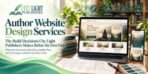 Author Website Design Services and The Build Decisions City Light Publishers Makes Before the First Page