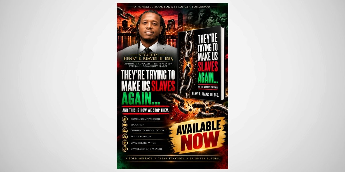 Attorney Henry E. Reaves III Challenges Readers to Move From Awareness to Action in They’re Trying to Make Us Slaves Again