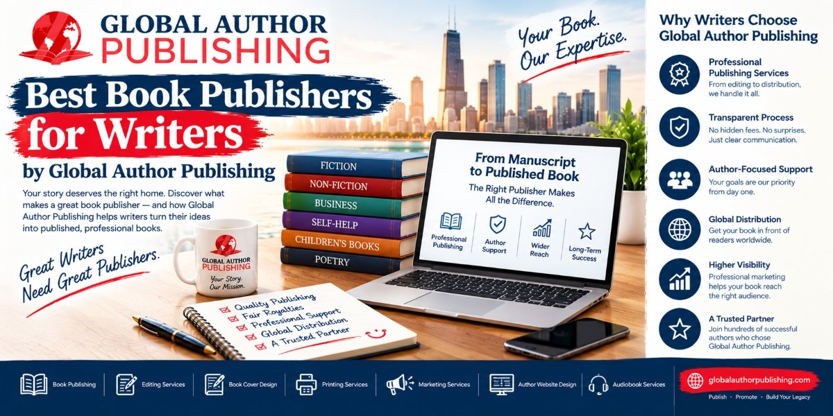 Exploring Book Publishers for Writers by Global Author Publishing