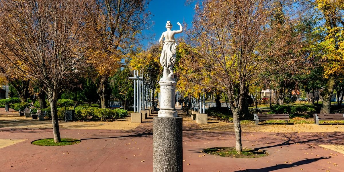 Amanda Williams Surrounds Washington Park Statue With Nearly 40 Other Washingtons