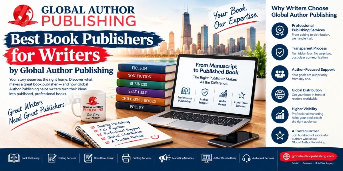 Exploring Book Publishers for Writers by Global Author Publishing